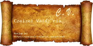 Czeizel Valéria névjegykártya