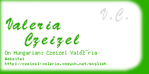 valeria czeizel business card